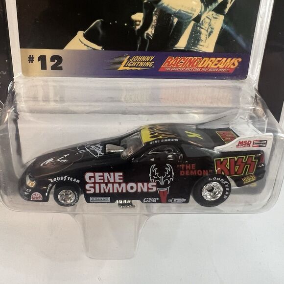 Johnny Lightning KISS Gene Simmons 1:64 Car - Black #12 Ace Space-jammin! - Picture 4 of 11